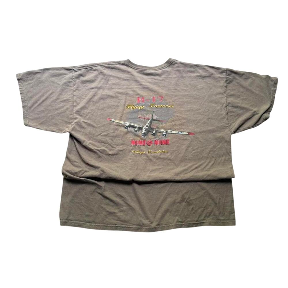 Vintage Collings Foundation Mass. B-17 Plane Tee